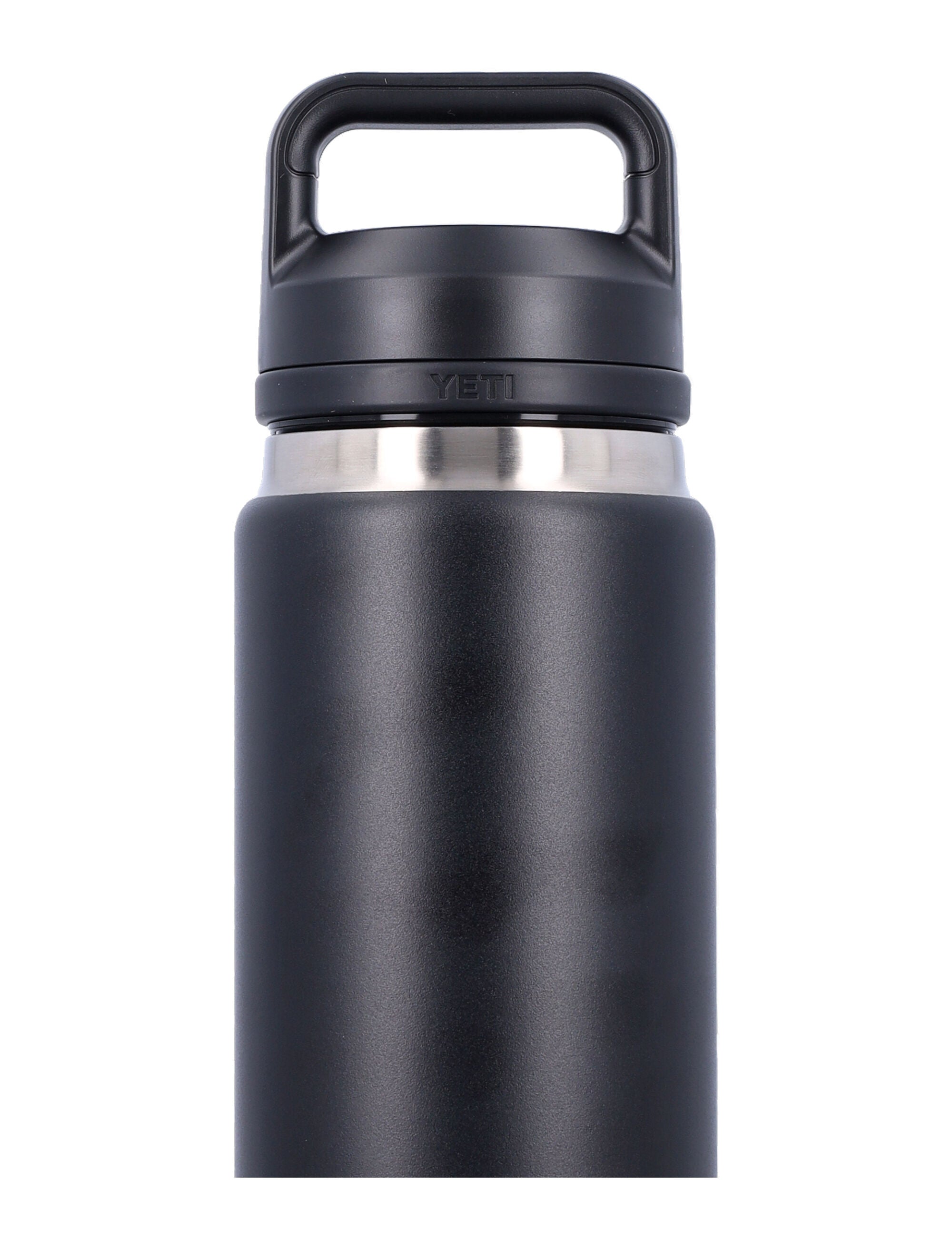 YETI 26 OZ Rambler Chug Bottle Black Steel