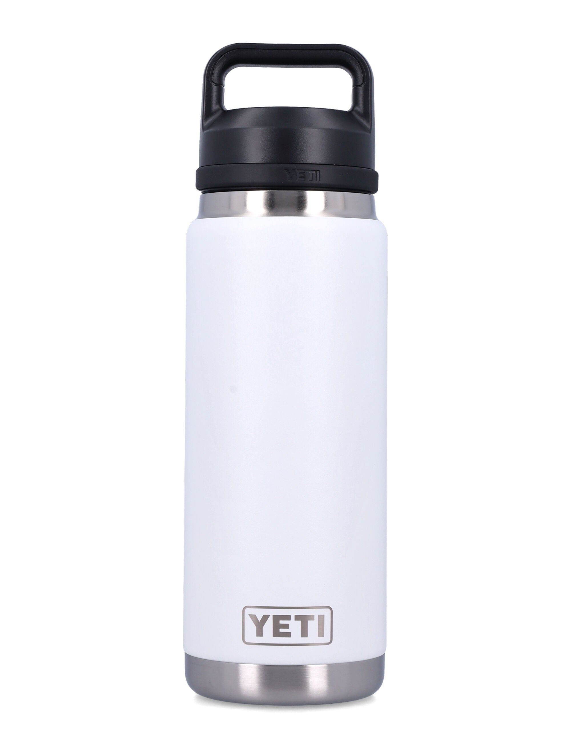 YETI 26 OZ Rambler Chug Bottle White Steel