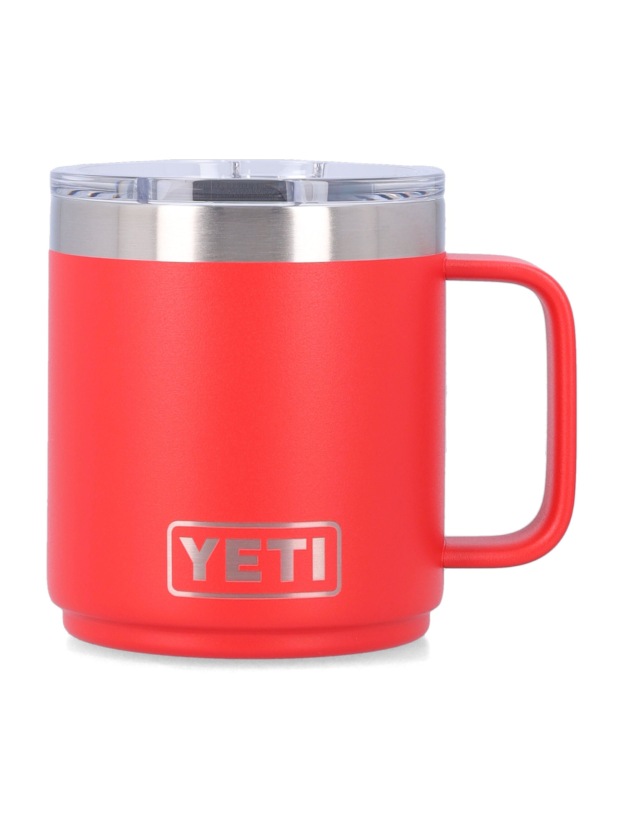 YETI Rambler® 10 oz stackable mug - Red Rescue 18 8 Stainless Steel Lifestyle