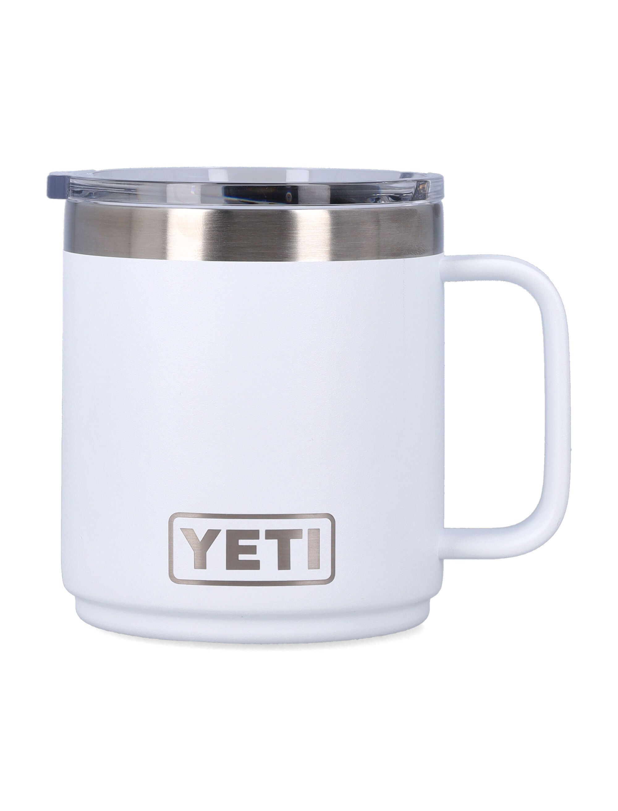 Yeti rambler stackable thermal mug 10OZ White 18 8 Stainless Steel Lifestyle