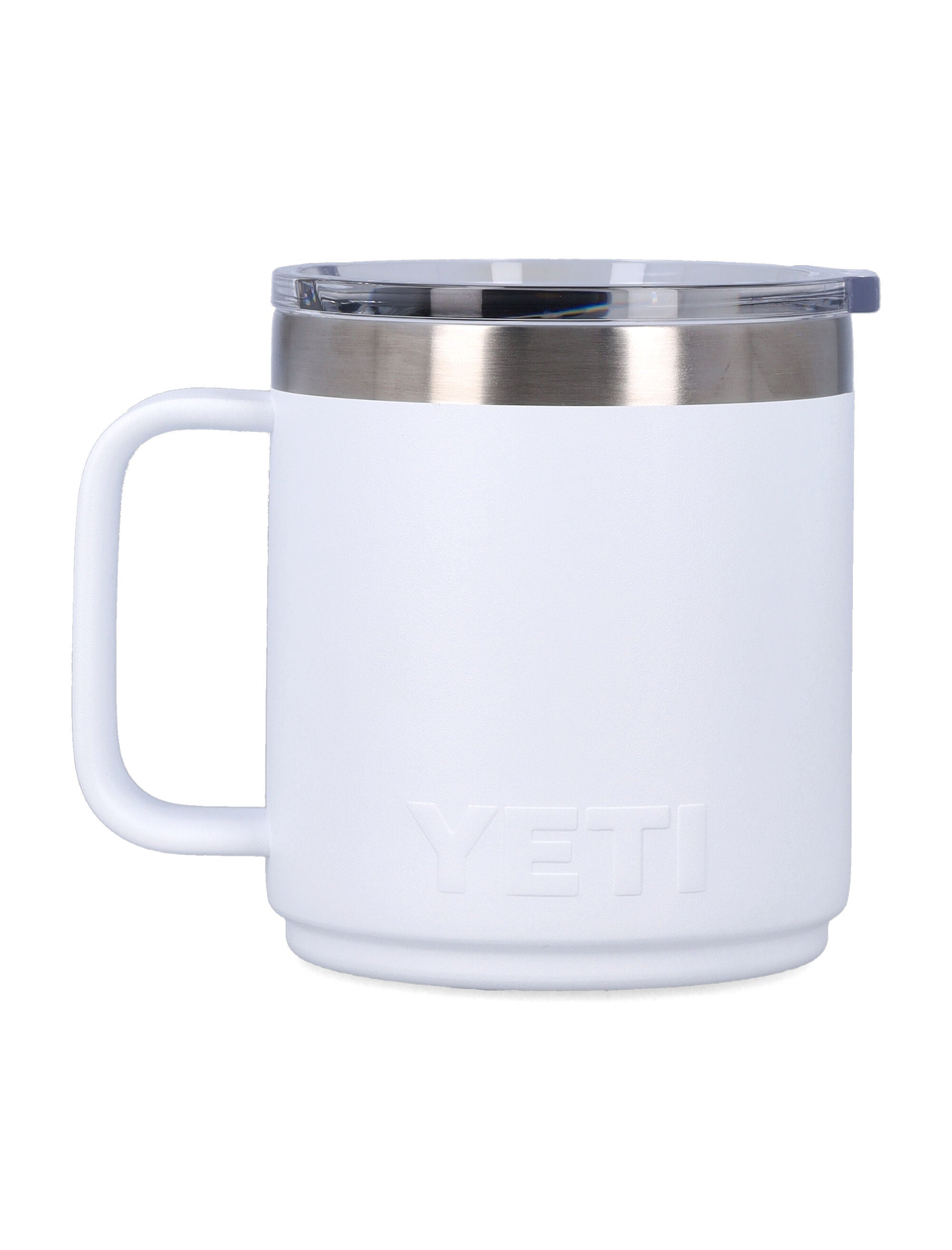 Yeti rambler stackable thermal mug 10OZ White 18 8 Stainless Steel Lifestyle