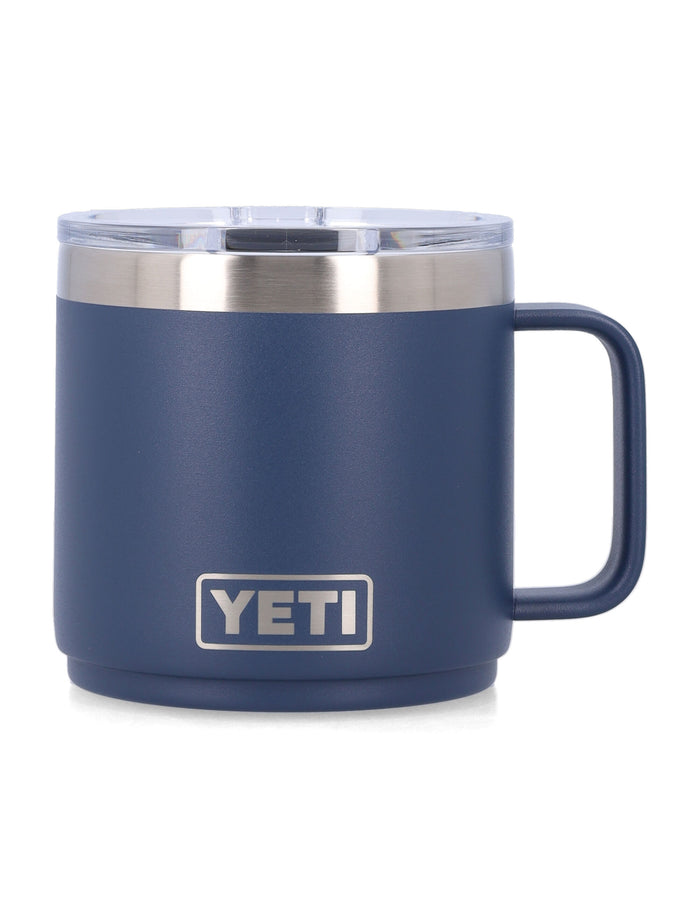 Yety Rambler® 14 oz stackable mug - Blue Navy 18 8 Stainless Steel Lifestyle