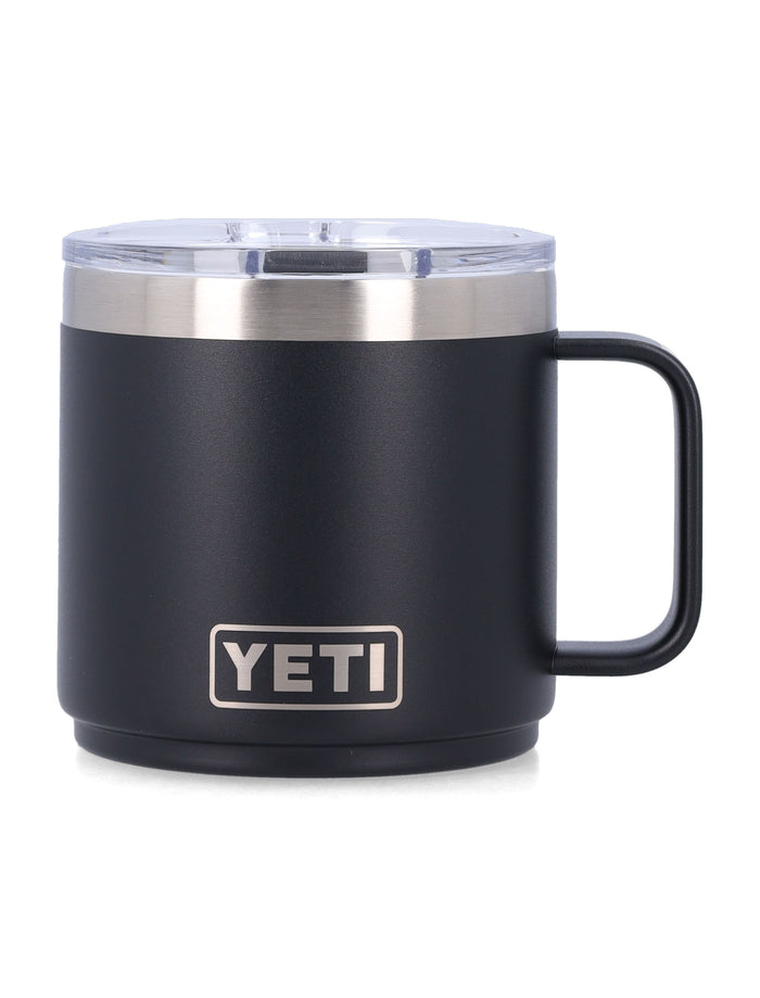 Yety Rambler® 14 Oz Stackable Mug - Black 18 8 Stainless Steel Lifestyle