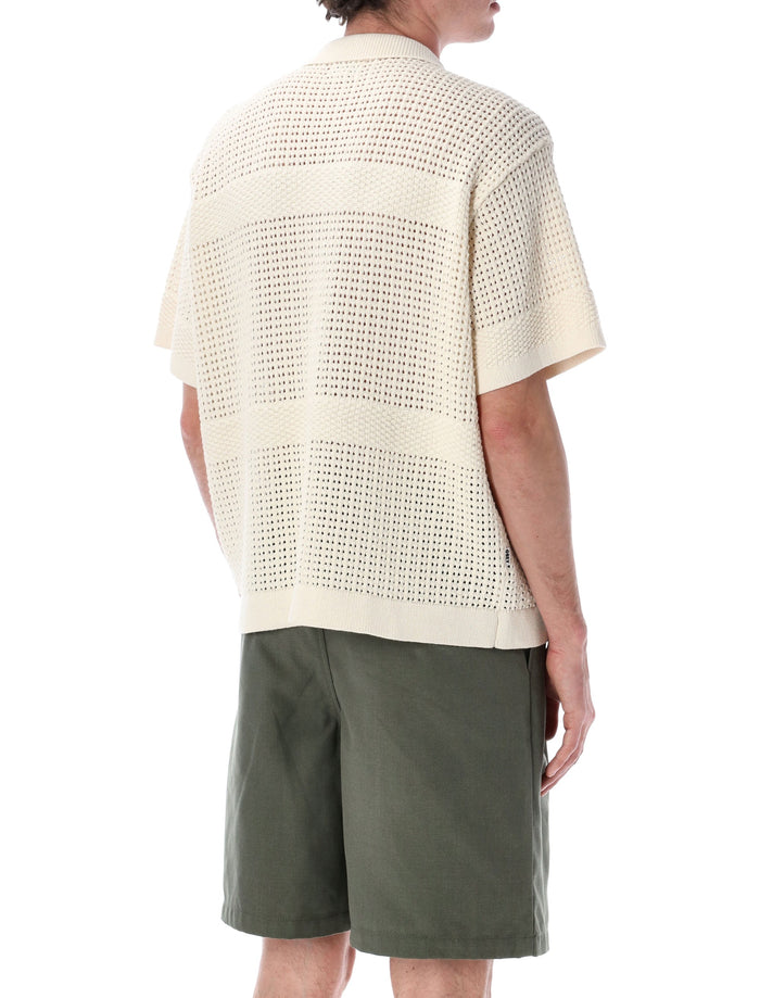 Obey Zach Knit Shirt Unbleached Cotton Cardigan