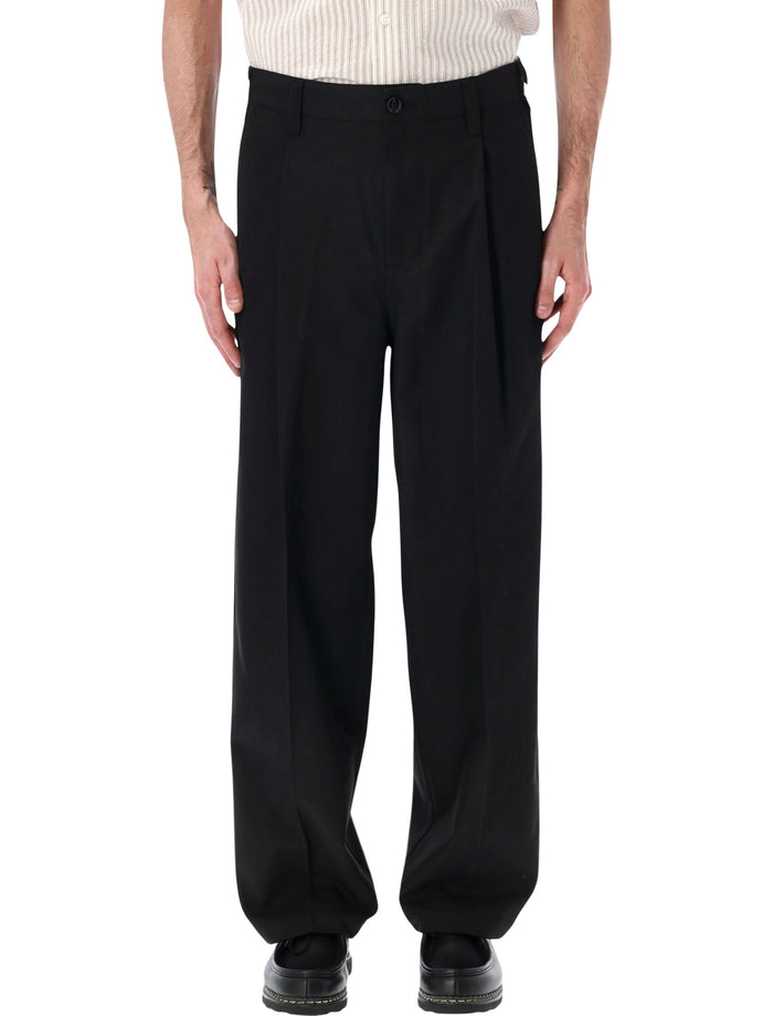 Obey Dean pleated pants Black Polyester