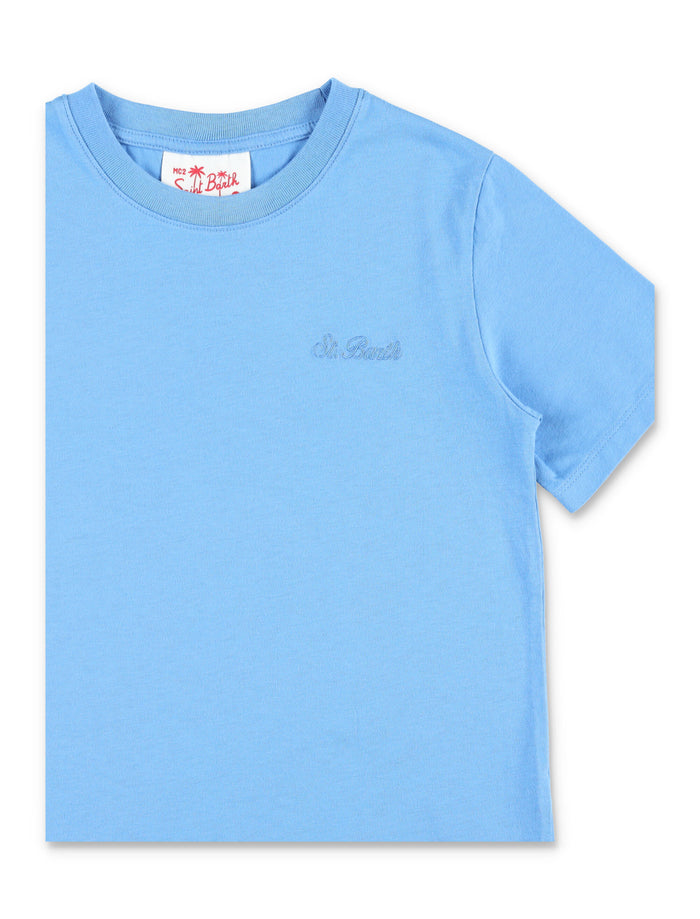 Mc2 Saint Barth Dover Junior Cotton T-Shirt Blue