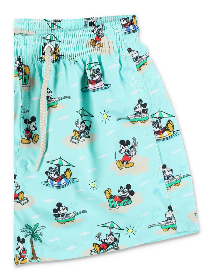 Mc2 Saint Barth Mickey Swim Shorts For Kids Multi Polyester Swimwear
