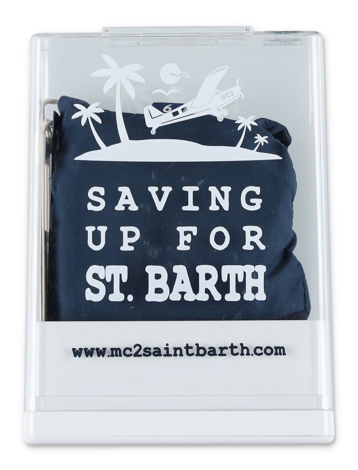 Mc2 Saint Barth X Pantone Blue Swim Shorts For Kids Polyester Swimwear