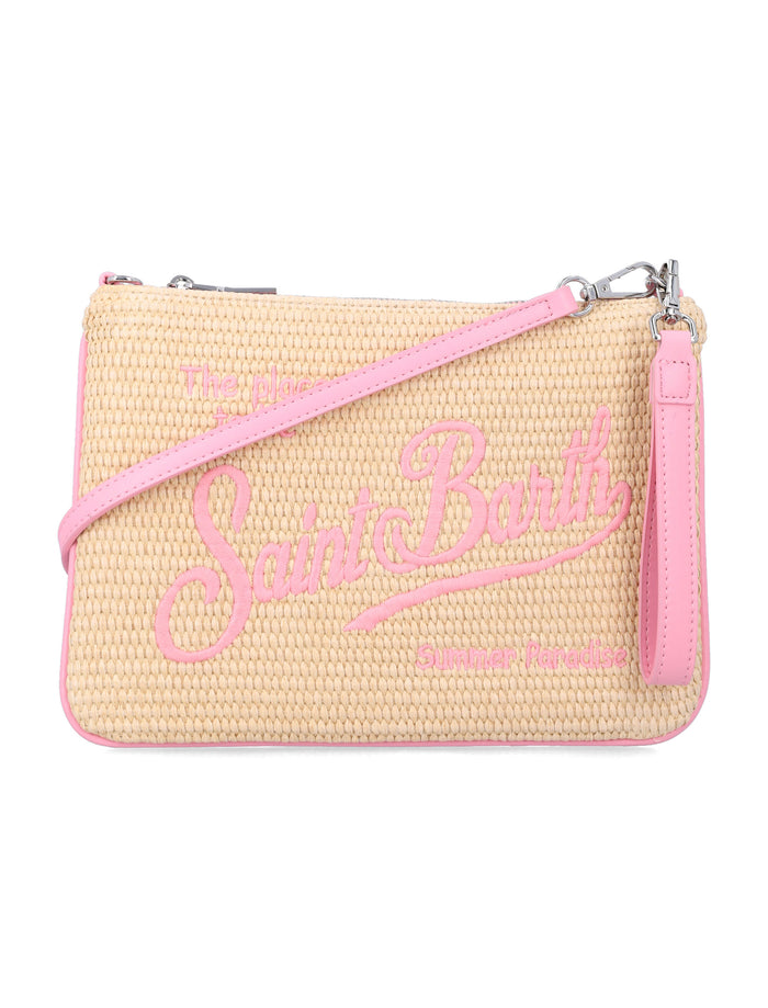 Mc2 Saint Barth Parisienne Girls Mini Pouch Natural Pink Polypropylene