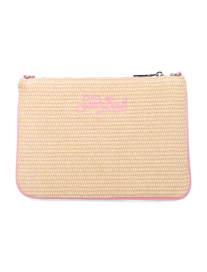 Mc2 Saint Barth Parisienne Girls Mini Pouch Natural Pink Polypropylene