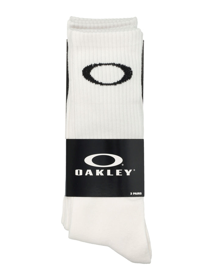 Oakley Ellipse Crew Cotton Socks White