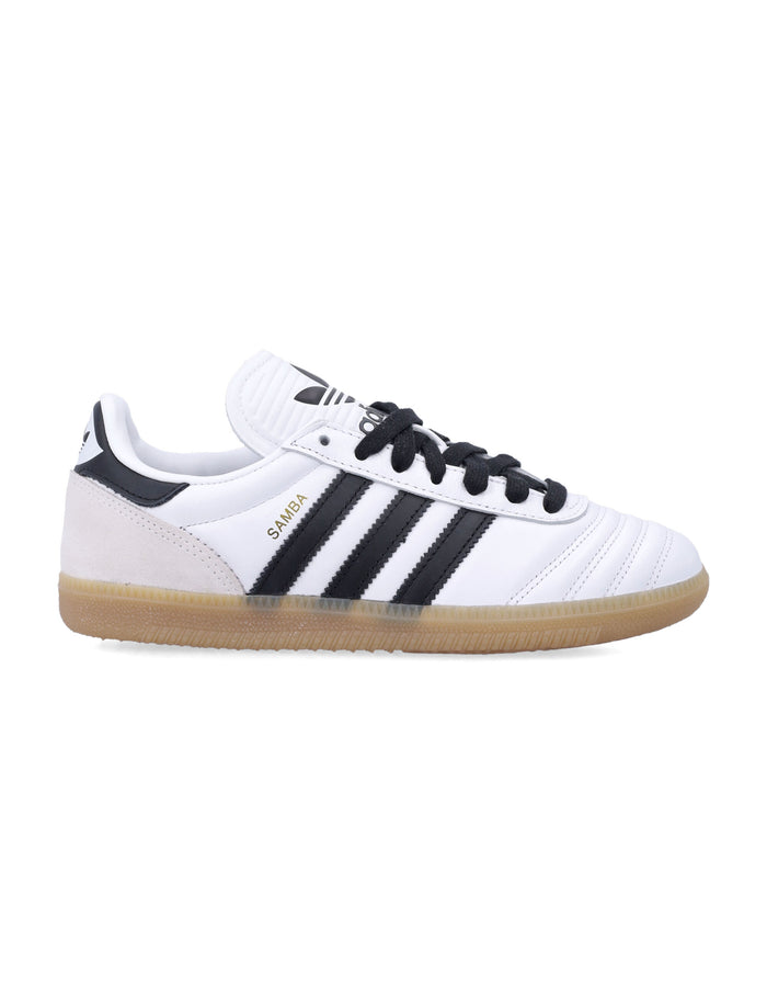 Adidas Samba Jp Kids Sneakers White/black Leather Insert