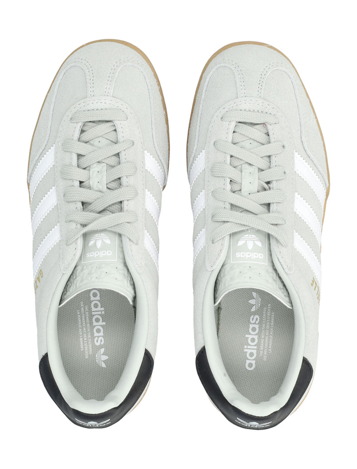 Adidas Gazelle Indoor Grey Kids Sneakers Grey/white Leather Sole