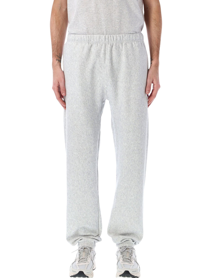 Champion Wide-Leg Fleece Joggers Grey Mel Cotton