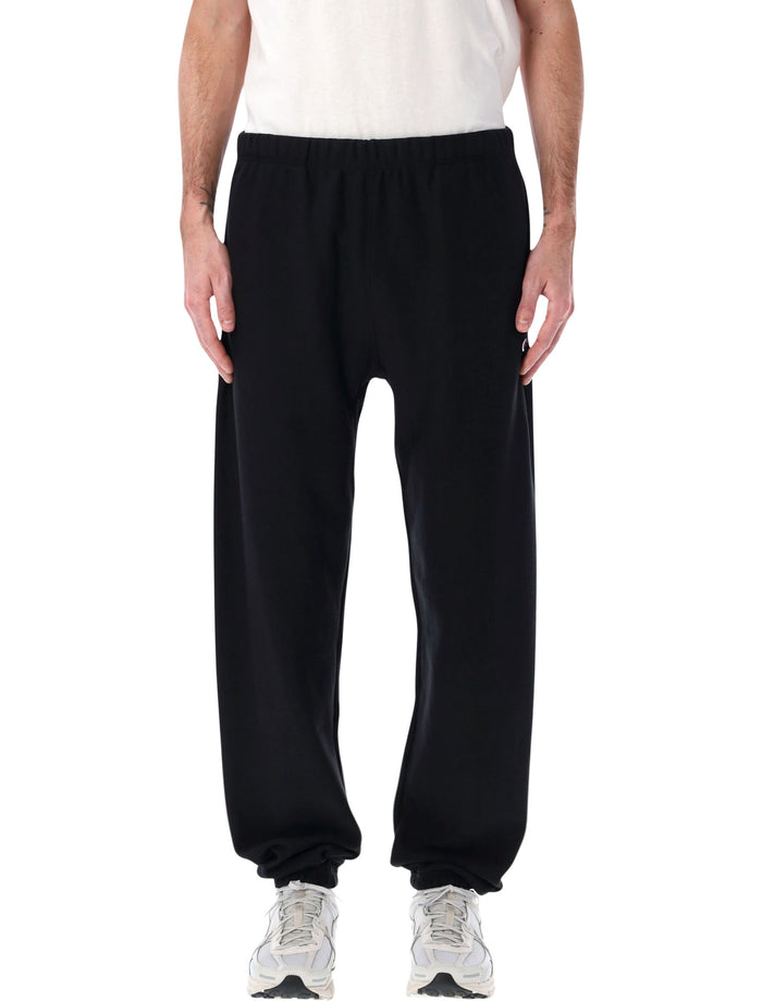 Champion Wide-Leg Fleece Joggers Black Cotton
