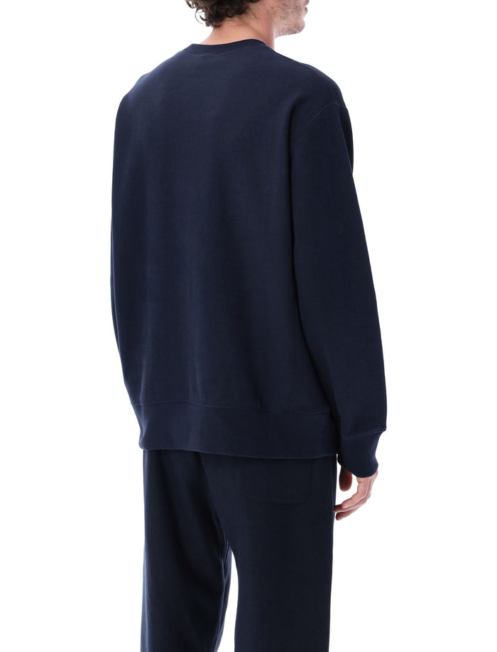 Champion Reverse Weave Crewneck Sweatshirt With Logo Nny Cotton