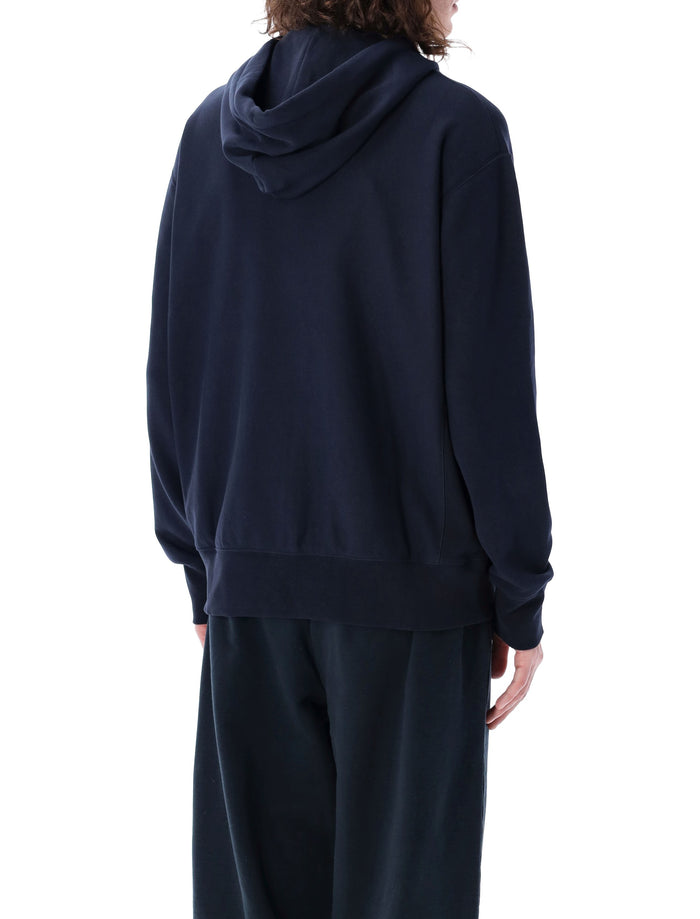 Champion Oversized Zip Hoodie Navy Cotton Sweatshirt