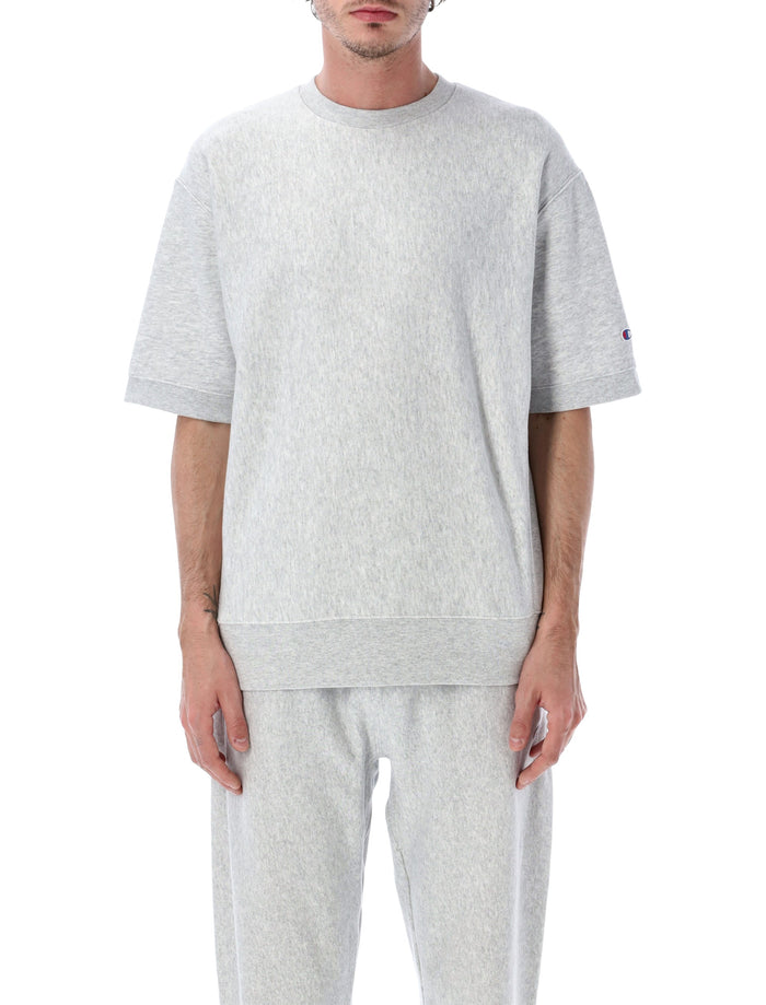 Champion Reverse Weave Short Sleeves Sweatshirt Loxgm Cotton