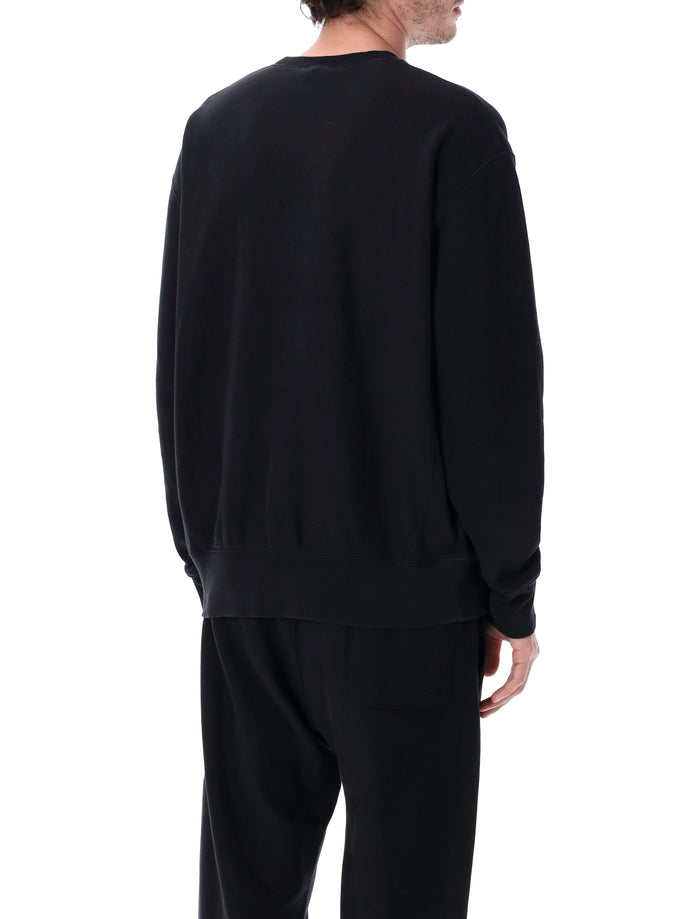 Champion Reverse Weave Crewneck Sweatshirt With Logo Nbk Cotton