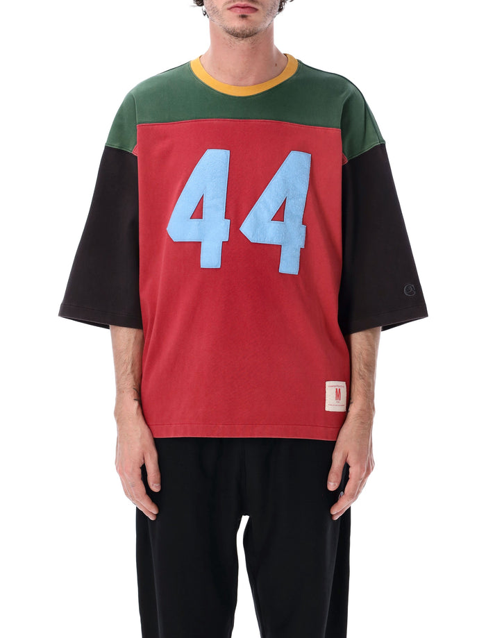 Champion Reverse Weave Colorblock T-Shirt Red Cotton Tshirt