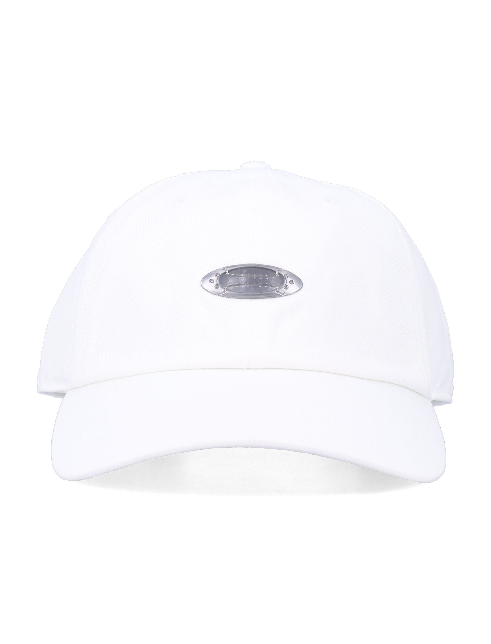 Oakley Heritage Metal Ellipse Dad Hat White Cotton