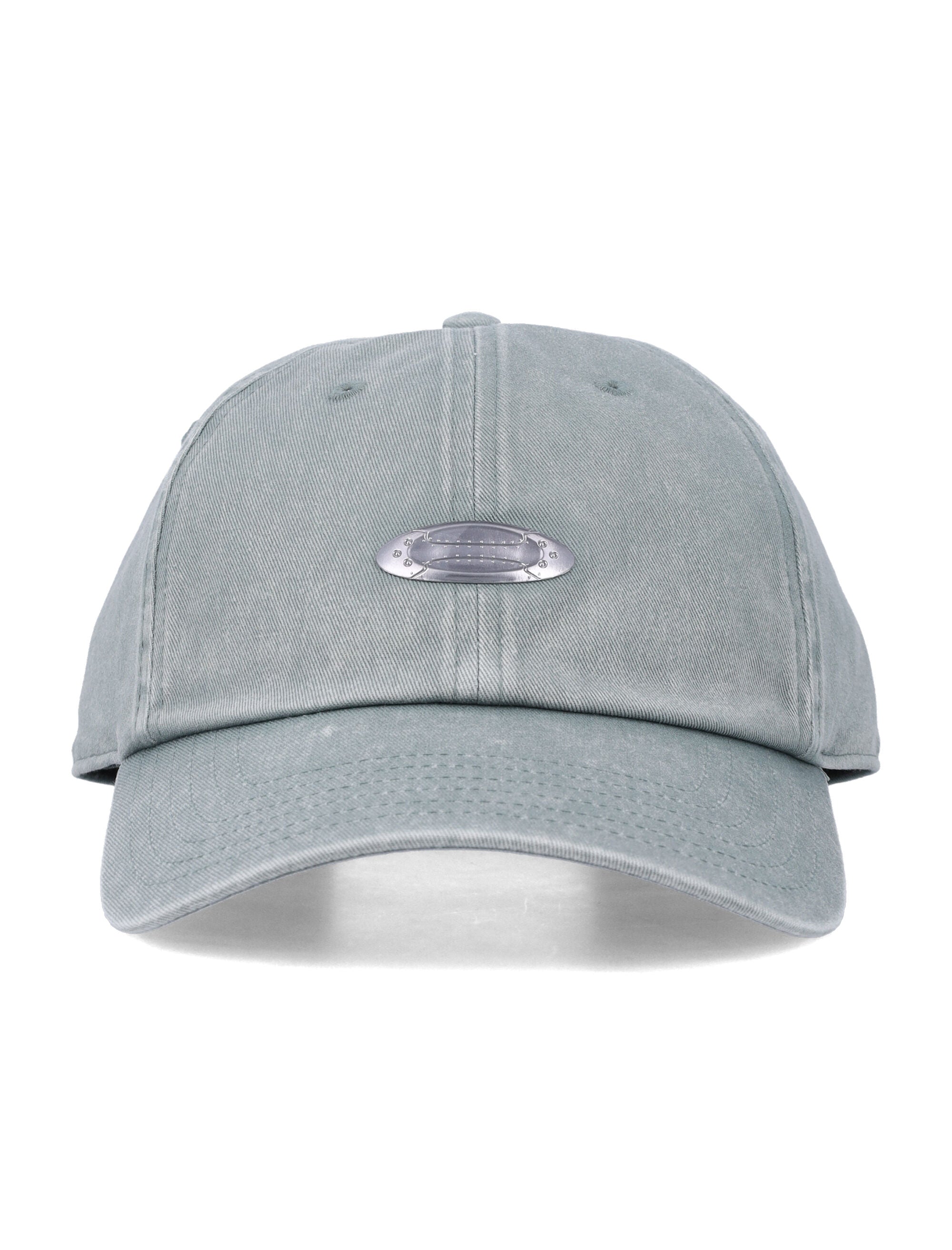 Oakley Heritage Metal Ellipse Dad Hat Aviator Green Cotton