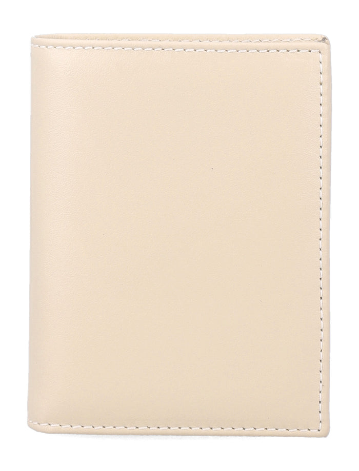 Comme Des Garçons Wallet Classic Leather Cardholder Ecru