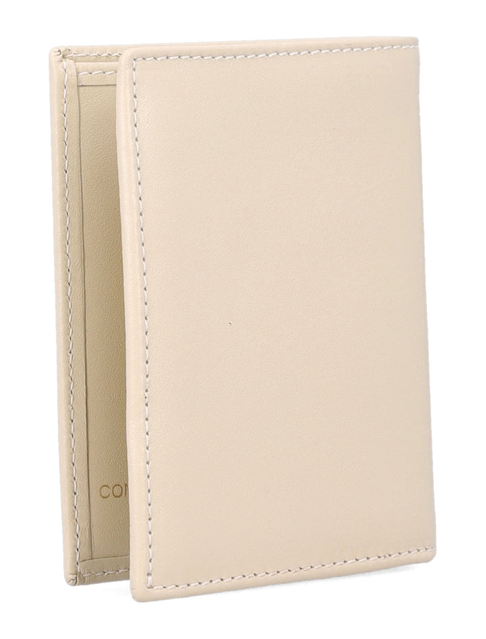 Comme Des Garçons Wallet Classic Leather Cardholder Ecru