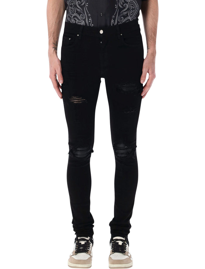 Amiri Mx1 Stretch Denim Jeans Black Cotton