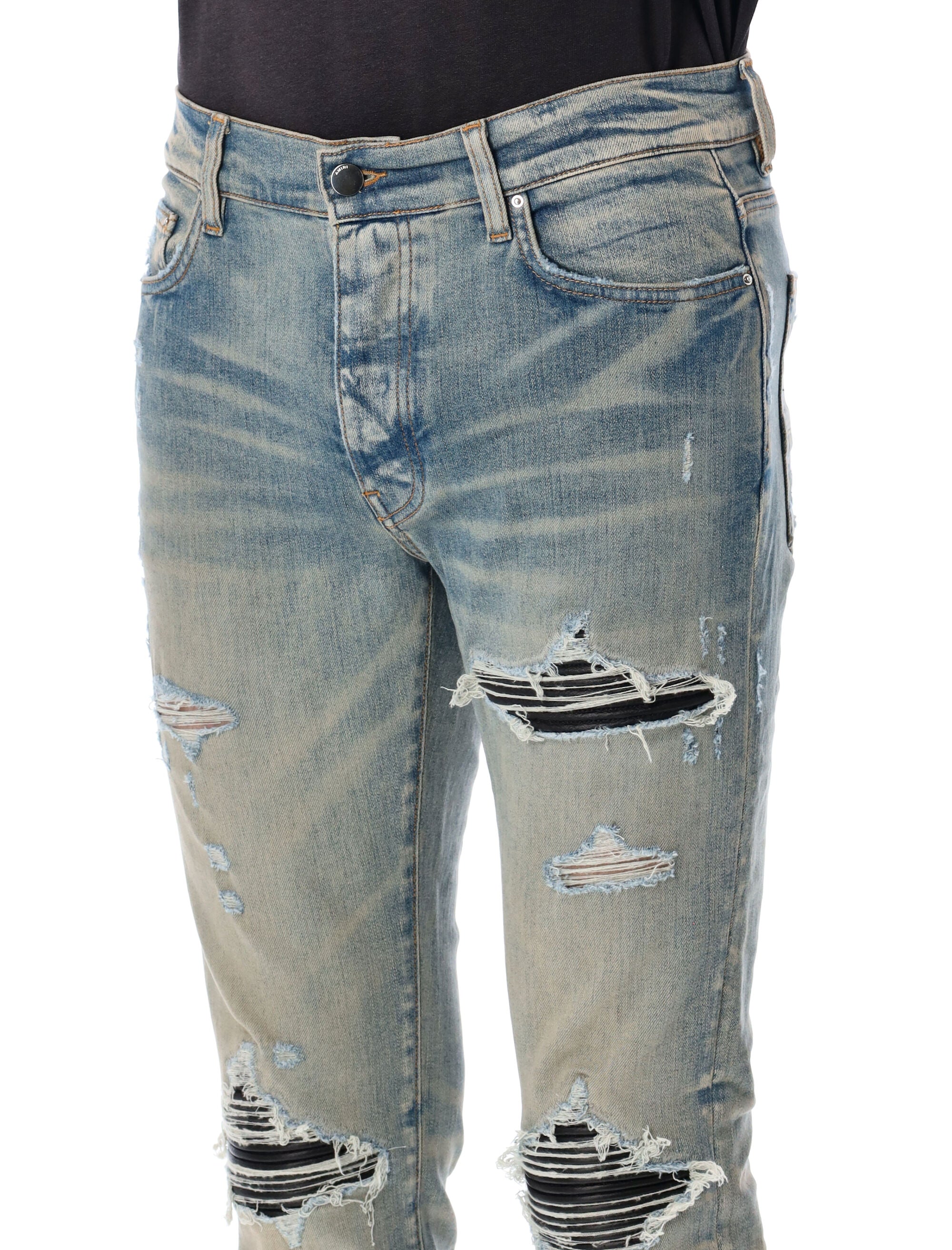 Amiri Mx1 Stretch Denim Jeans Clay Indigo Cotton