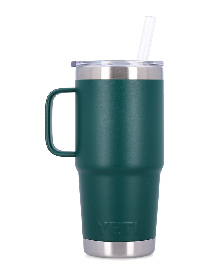 Yeti 20oz Insulated Tumbler Mug Black Forest Green 18 8 Stainless Steel Lifestyle