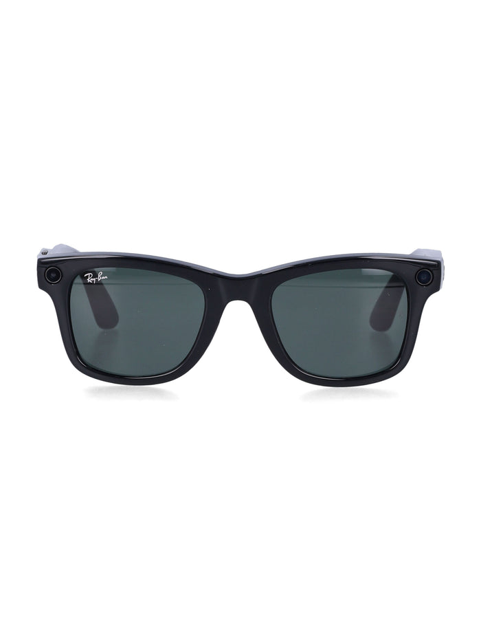 Ray-Ban Meta Wayfarer Smart Sunglasses Black Green