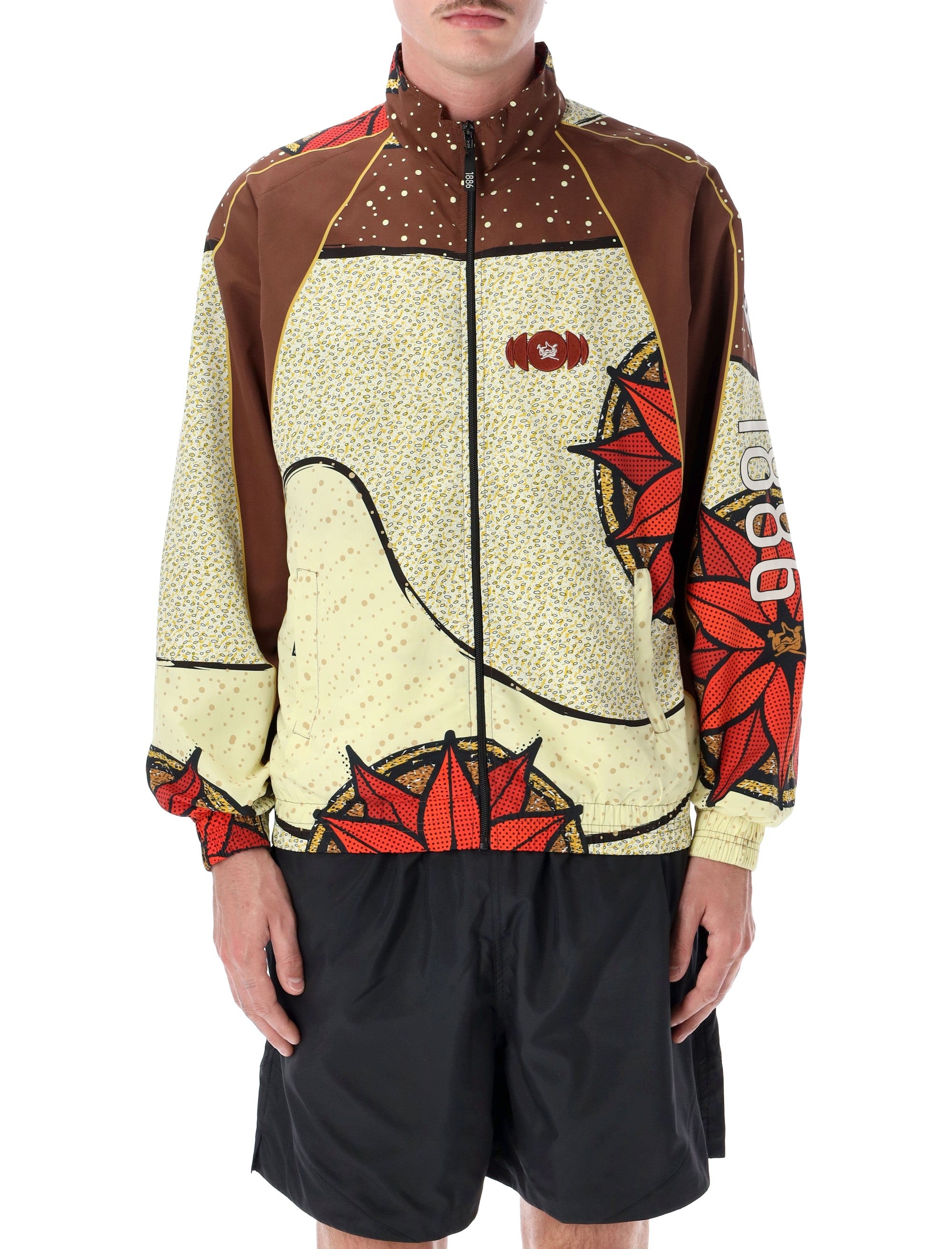 Pantofola Doro Thebe Magugu X Pdo Track Top Beige Polyester Jacket