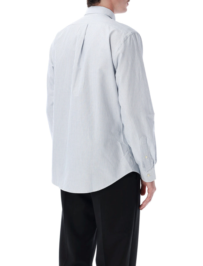 Polo Ralph Lauren Custom-Fit Cotton Oxford Shirt White Light Blue