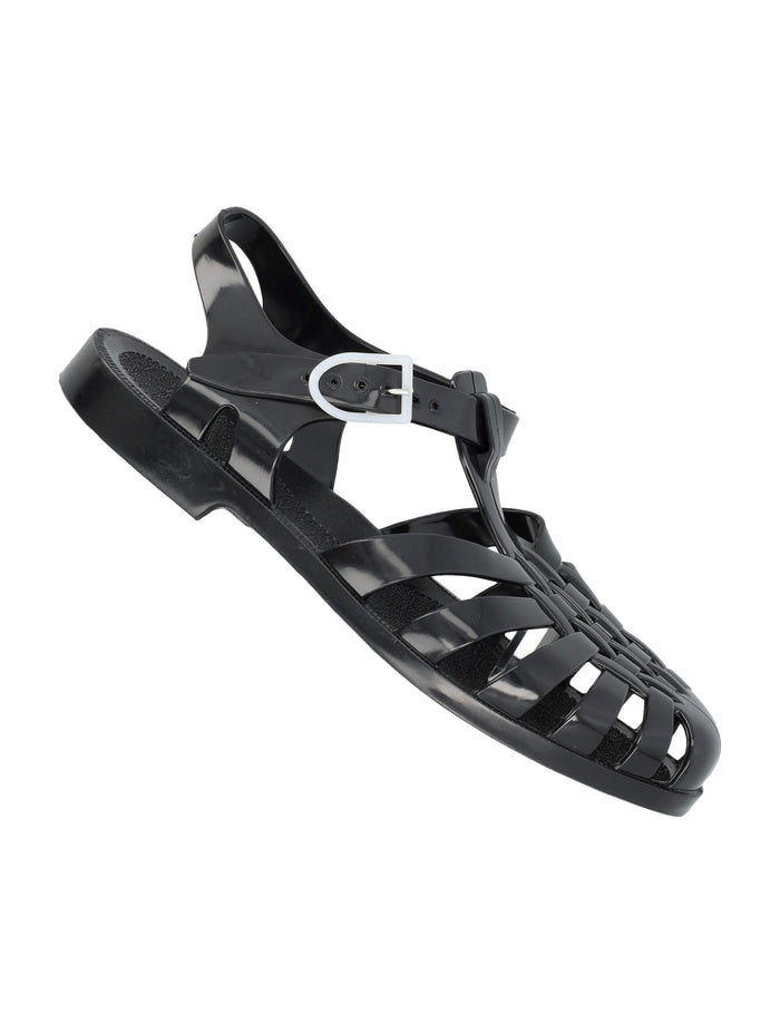 Méduse Sun Womans Sandals Noir Pvc