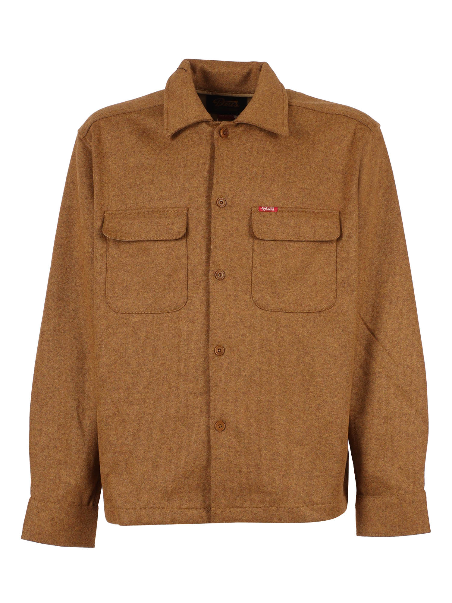 Clayton Wool Shirt Brown