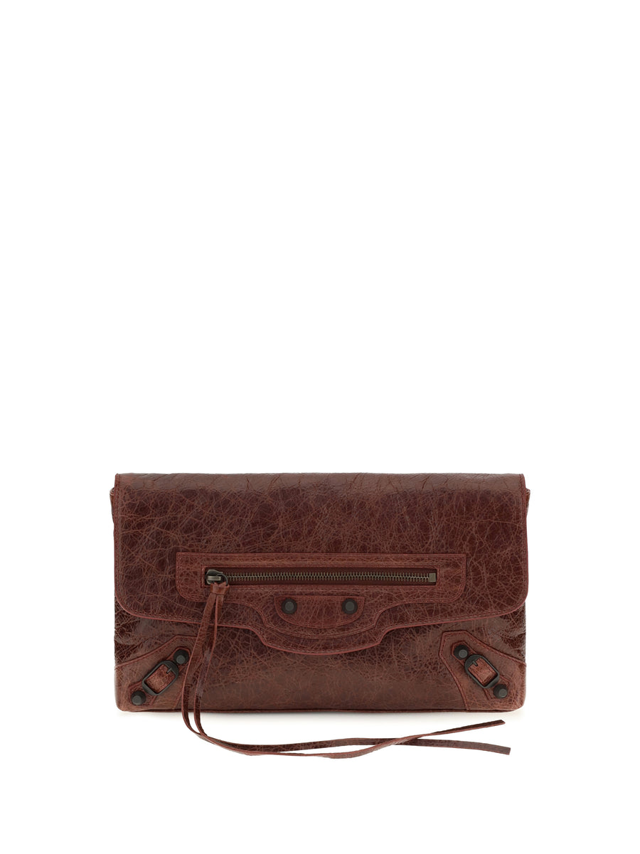 Clutch Le City Lambskin Berry Red Bags