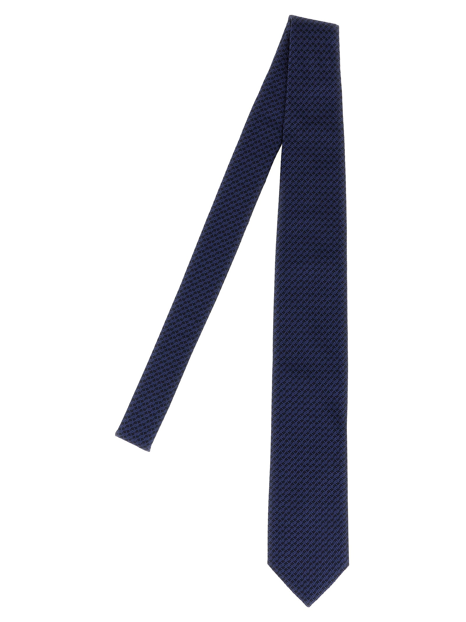 Patterned silk tie Blue Ties, Papillon