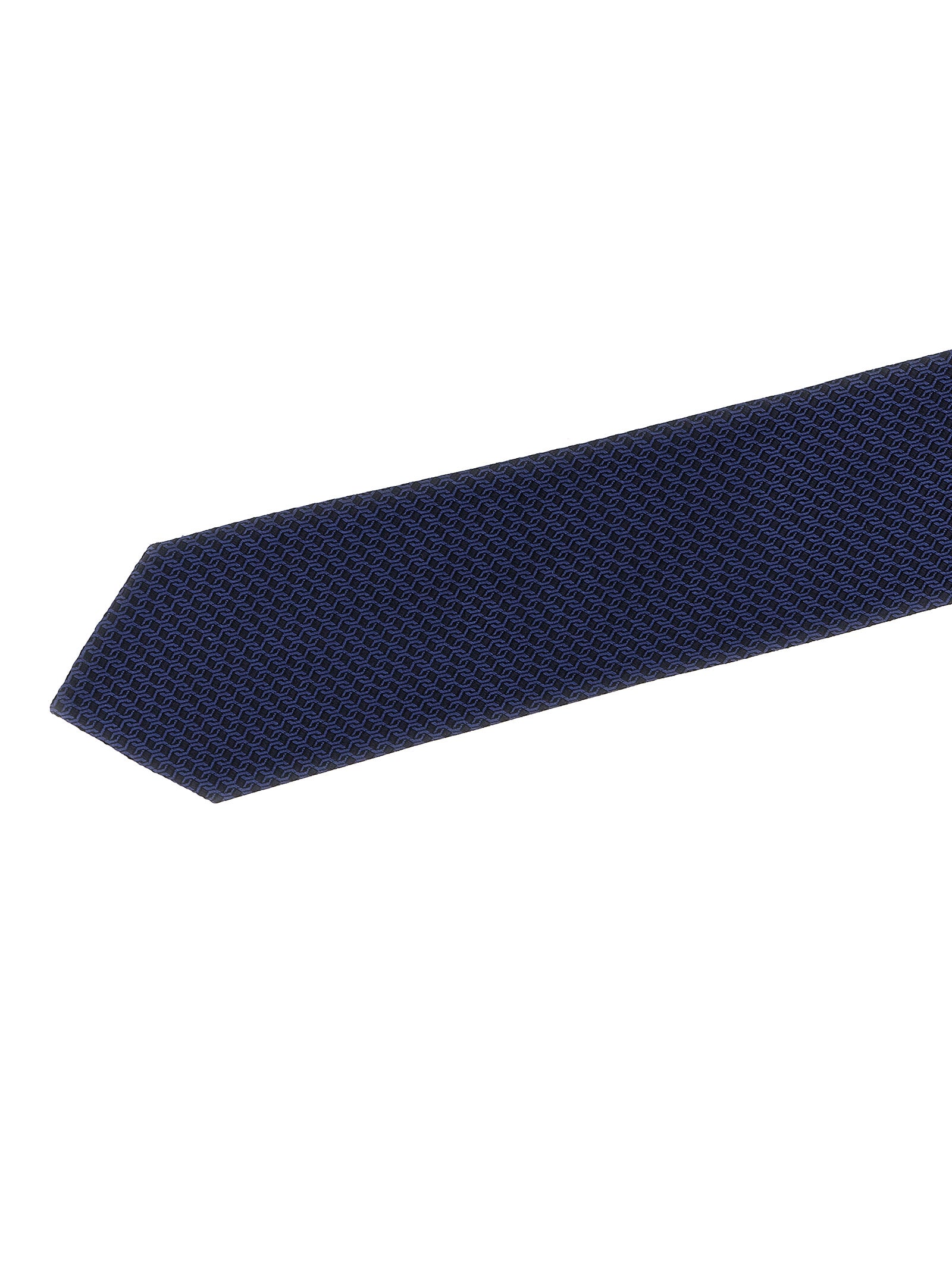 Patterned silk tie Blue Ties, Papillon