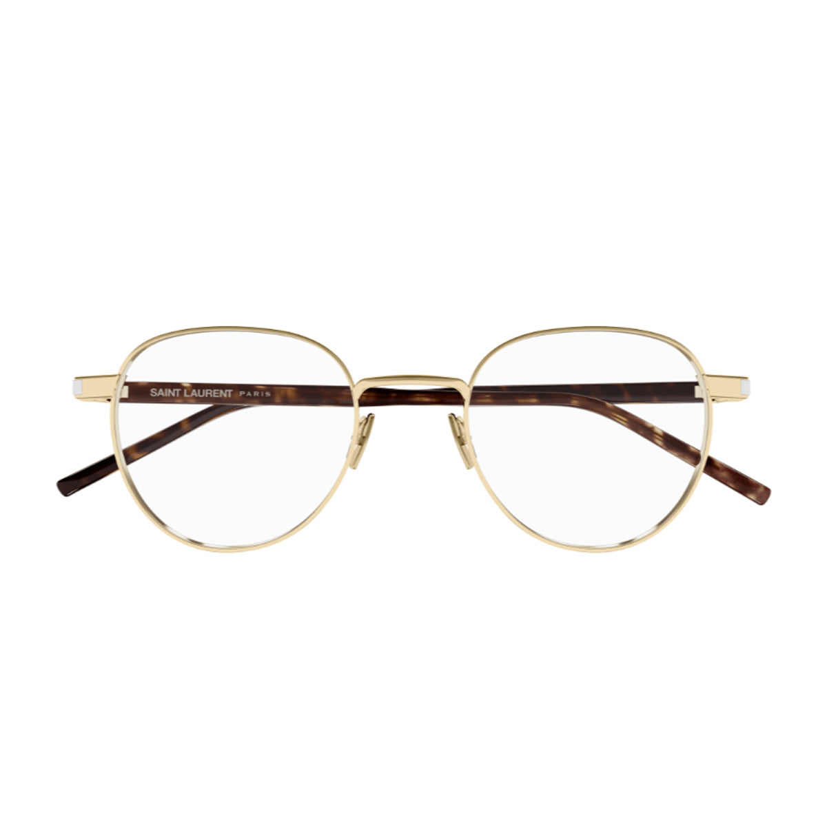 Saint Laurent SL 781 Linea Corner Angle 002 Gold Crystal Havana Oro Acetato/ Metal Occhiali Da Vista