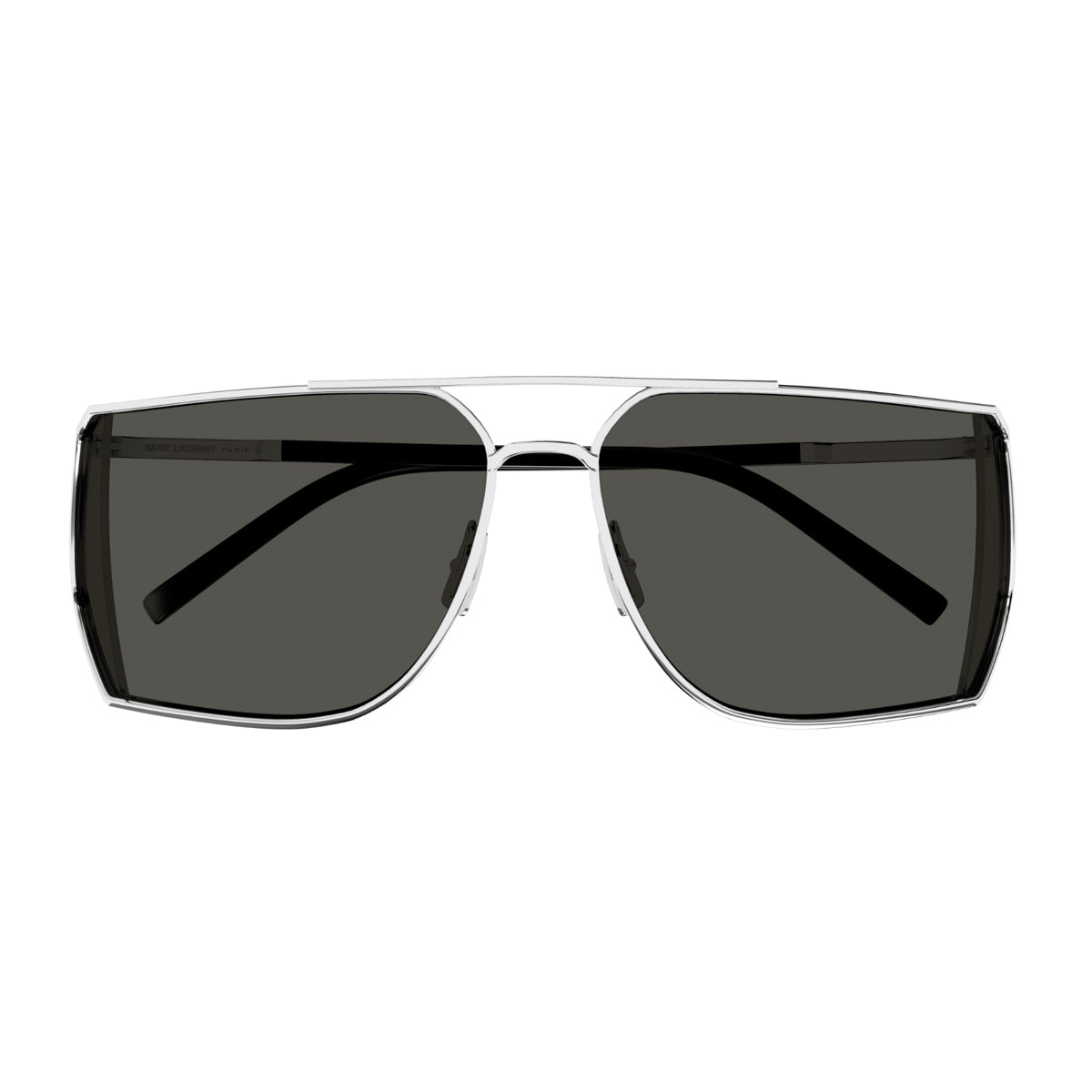 Saint Laurent SL 750 Linea LOGO 002 Silver Grey Argento Metal Occhiali Da Sole