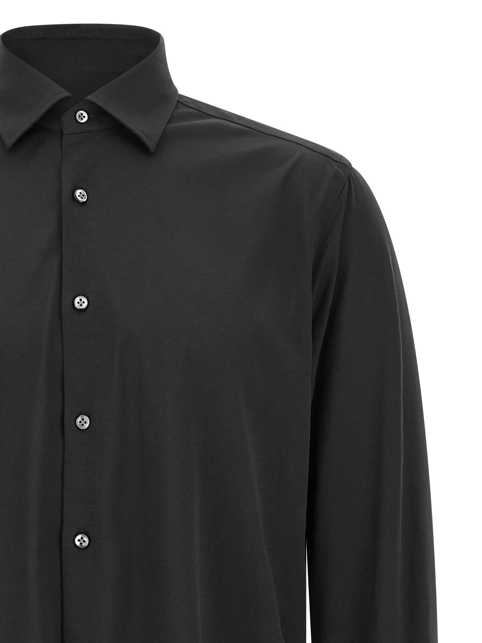 Effortless capsule shirt Black Cotton Shirt, Blouse
