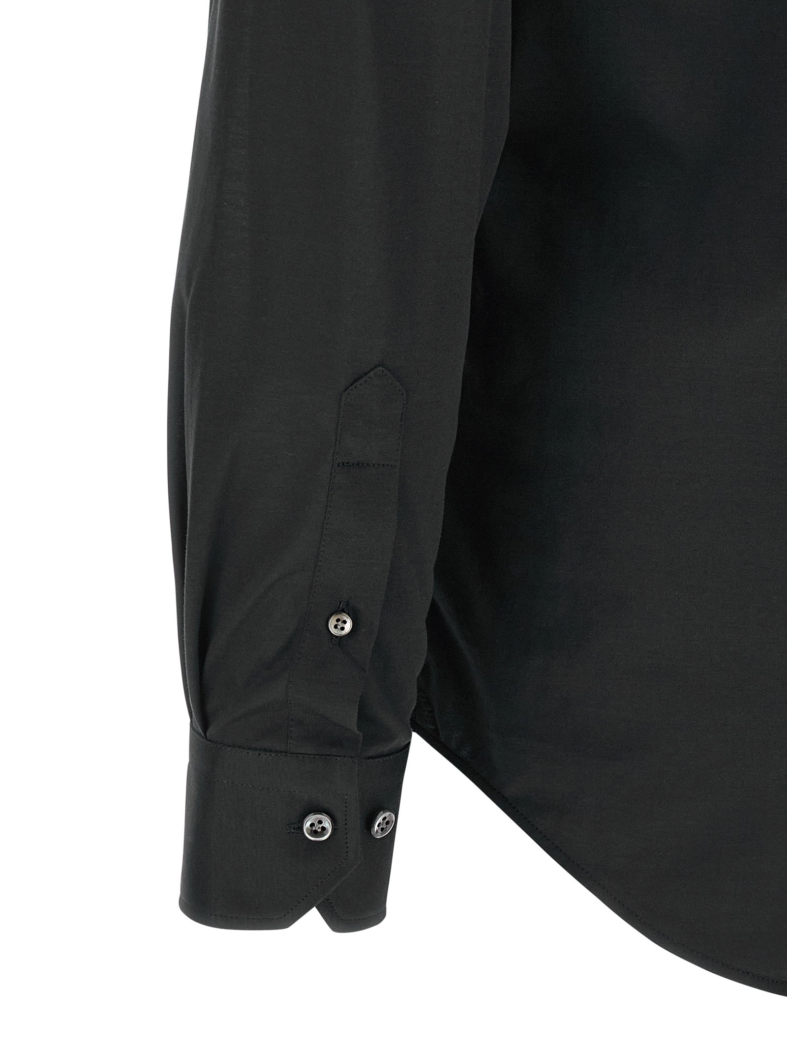 Effortless capsule shirt Black Cotton Shirt, Blouse