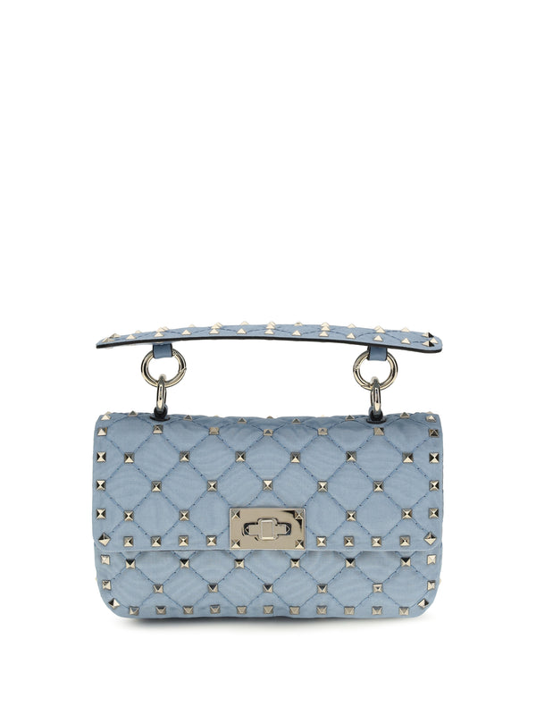 Valentino Garavani Lamb nappa leather shoulder bag in blue