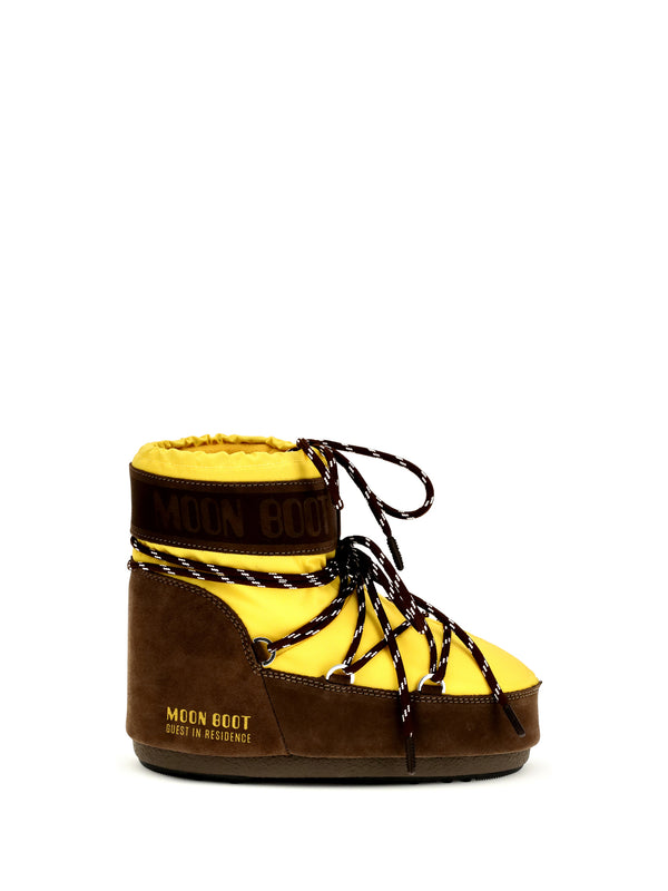 Moon Boot Upper: 50% polyester boot in yellow