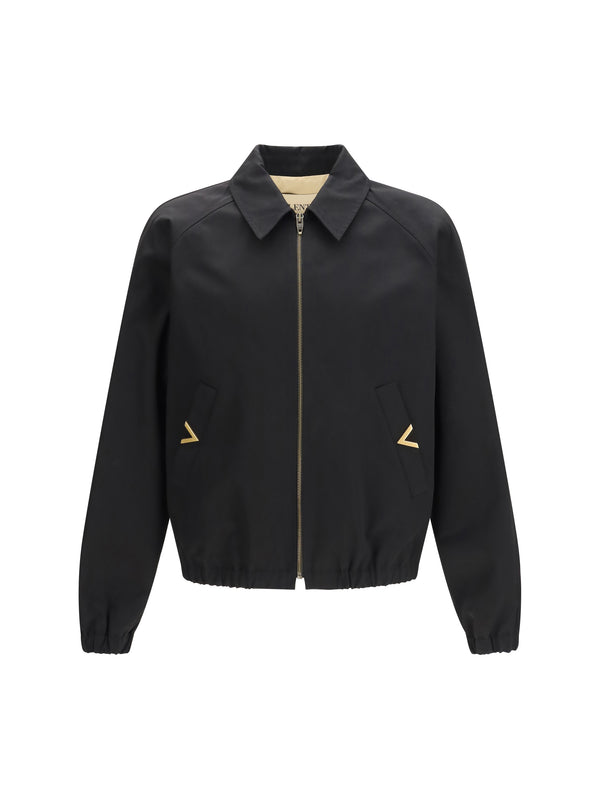 Valentino 100% cotton jacket in black