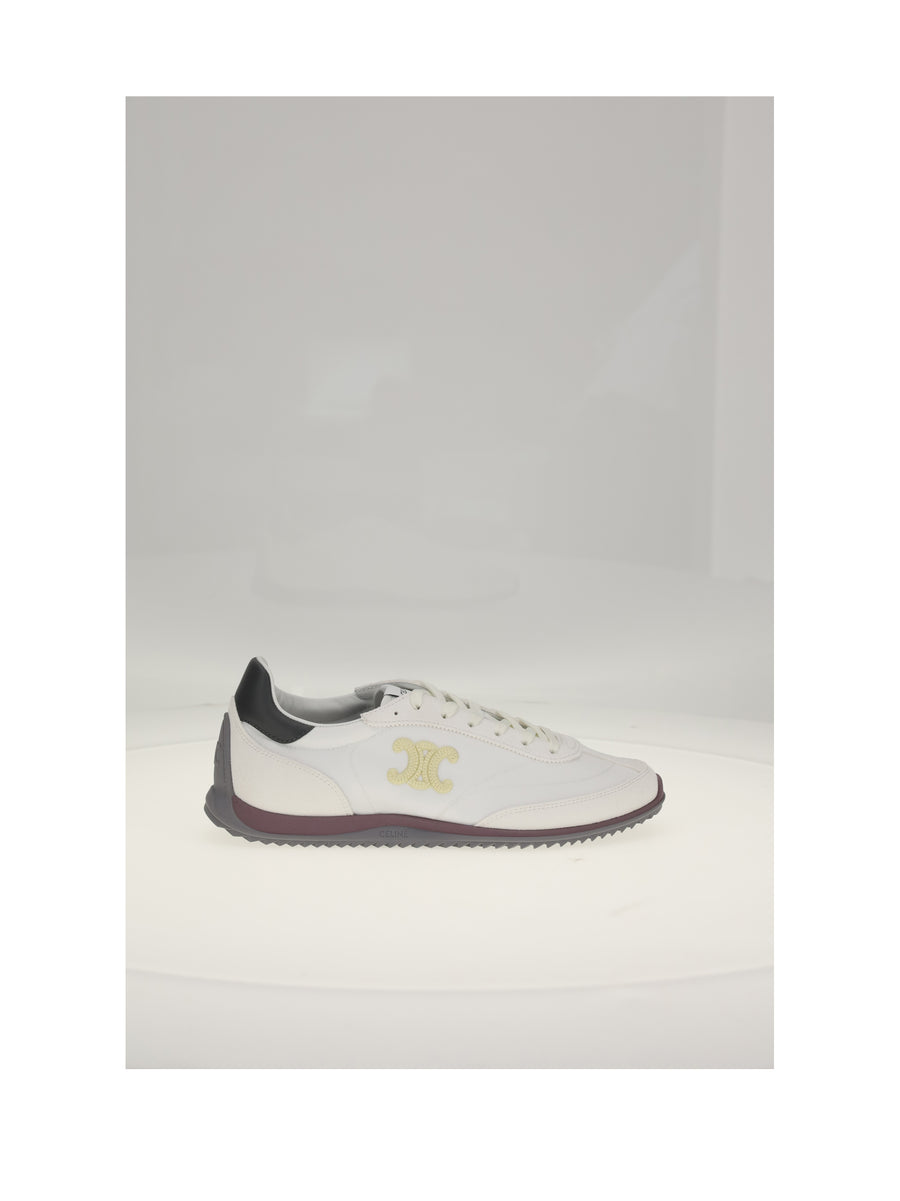 Low Top Sneaker Triomphe 15 Optic White-Light Purple-Grey White/light Purple/grey Trainers