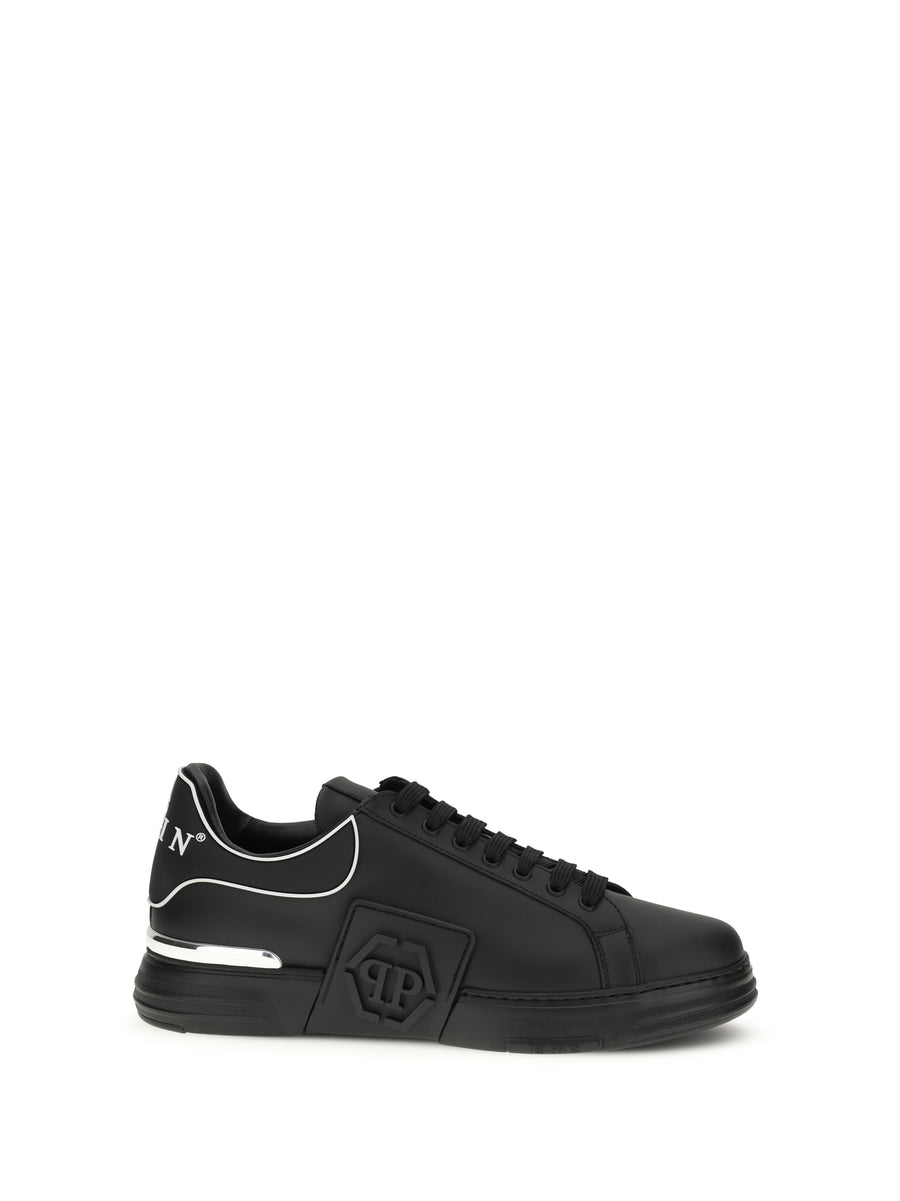 Philipp Plein Upper: 100% calf leather; Sole: 100% rubber sneaker in black