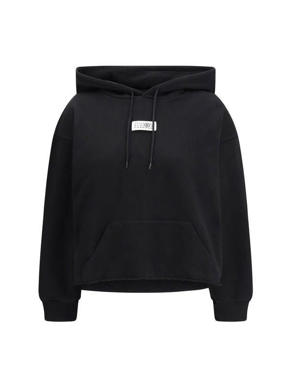 MM6 Maison Margiela 100% Cotton hoodie in black
