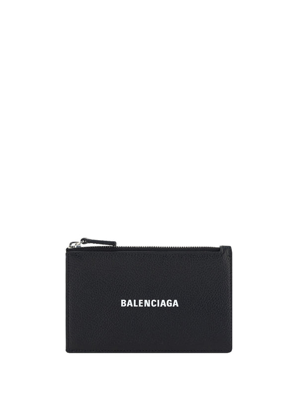 Balenciaga 100% Calf Leather Bos Taurus cardholder in black